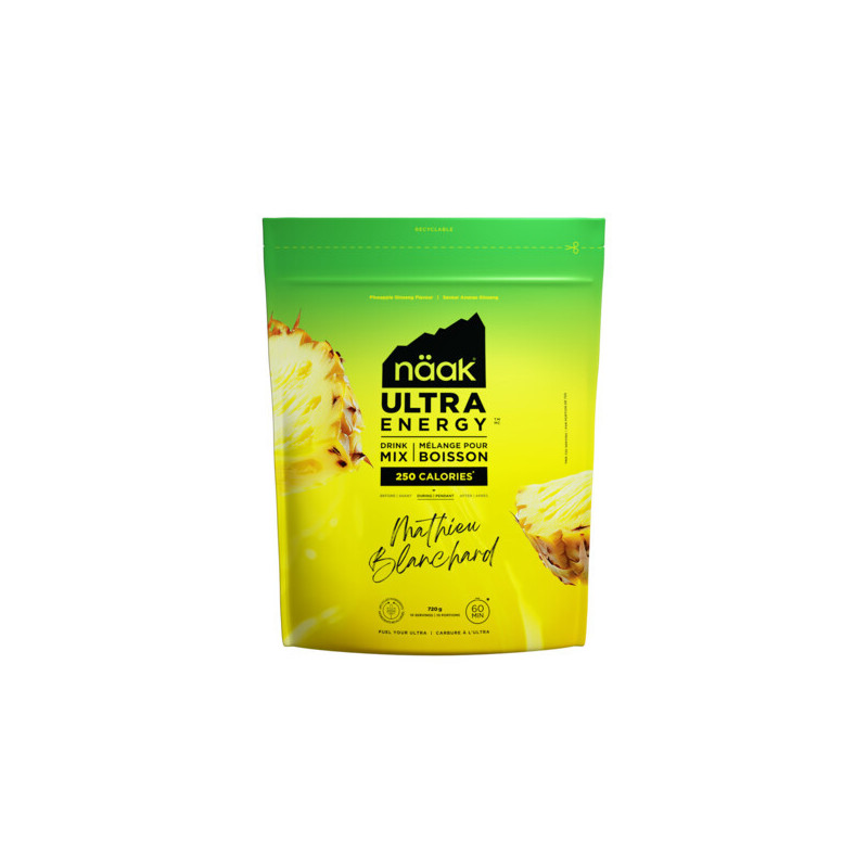 NÄAK Mélange pour boisson - Ananas Ginseng (720g)